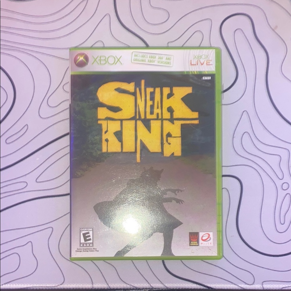 Sneak King Video Game - Green Case
